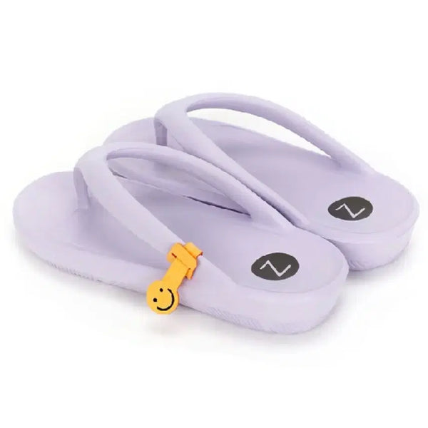 [BUNJANG] Jovha Hello Smile Flip-Flops Lavender M / 조브하 헬로스마일 쪼리 M (정가 : 28900원)