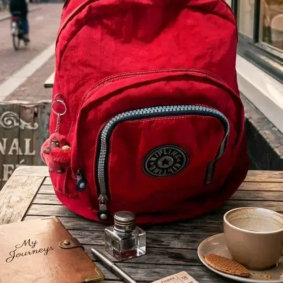 [BUNJANG] Kipling Backpack Red / 키플링 백팩 레드