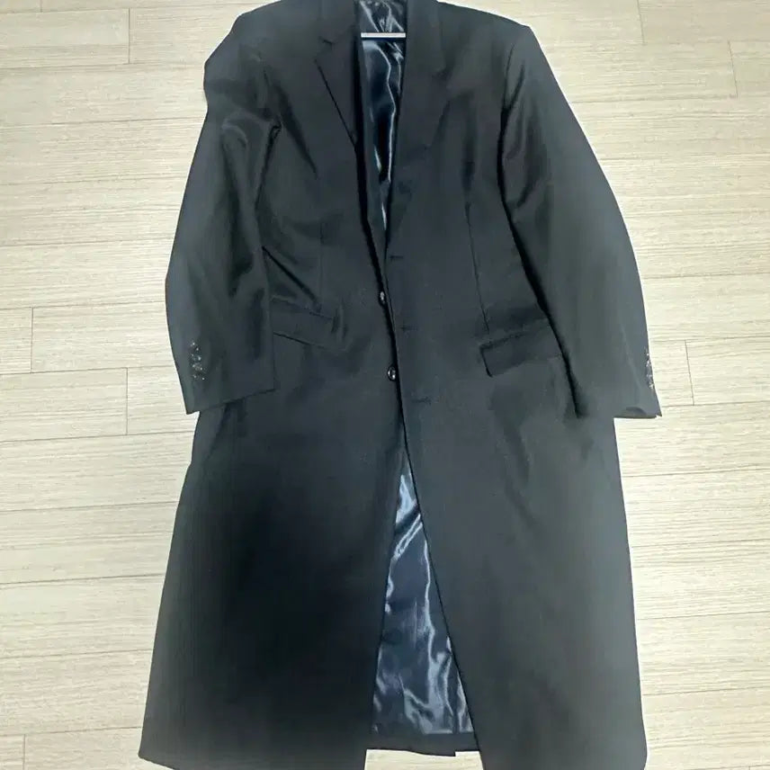 [BUNJANG] Poker Face Canonico Fabric Long Blazer Size 48 / 포커페이스 까노니코 원단 롱블레이져 48