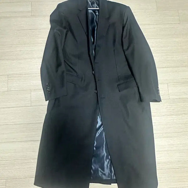 [BUNJANG] Poker Face Canonico Fabric Long Blazer Size 48 / 포커페이스 까노니코 원단 롱블레이져 48