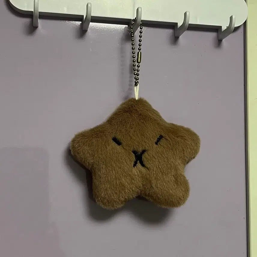 [BUNJANG] Capybara Star Face Keychain / 카피바라 얼굴 별모양 키링