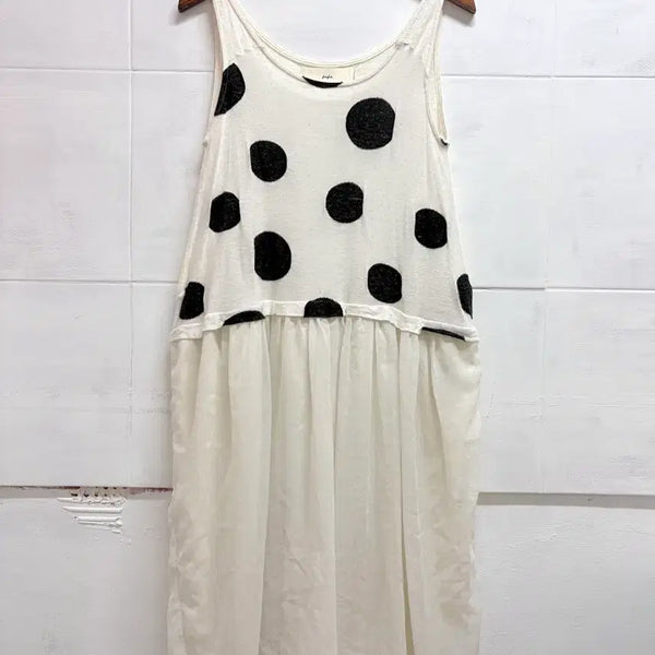 [BUNJANG] Furfur Dot Fairy Sleeveless Dress - Made in Japan / furfur 도트 페어리 나시 원피스  JPN