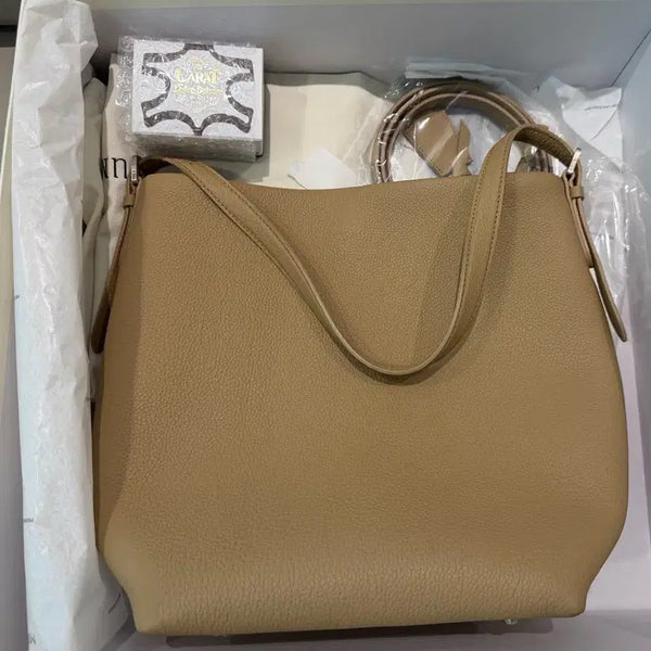 [BUNJANG] Yumer "Merle V" Grand Alessan Beige Bag / 유메르 메르레브 시오백 그랑 알레잔 베이제 상태 좋음