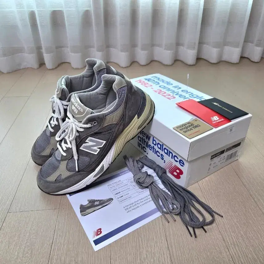 [BUNJANG] New Balance 991 Made In UK 40th Anniversary Grey 270mm / 뉴발란스 991 Made In UK 40주년 그레이 270 size