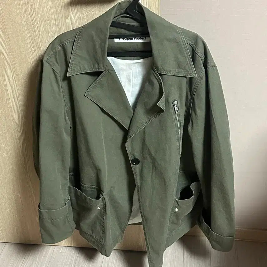 [BUNJANG] TheOpen Product Safari Field Jacket Khaki / 오픈와이와이 더오픈프로덕트 사파리 야상 자켓 카키