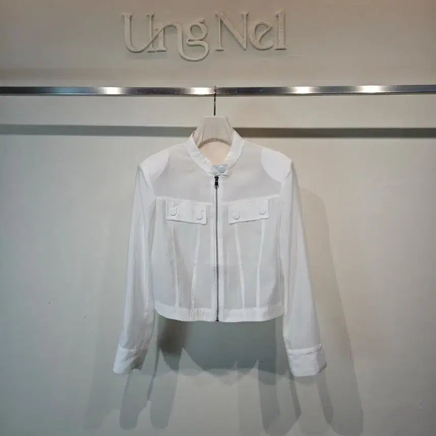 [BUNJANG] Ongnel Deob See-through Zip-Up Jacket / 엉넬 드오브 시스루집업자켓