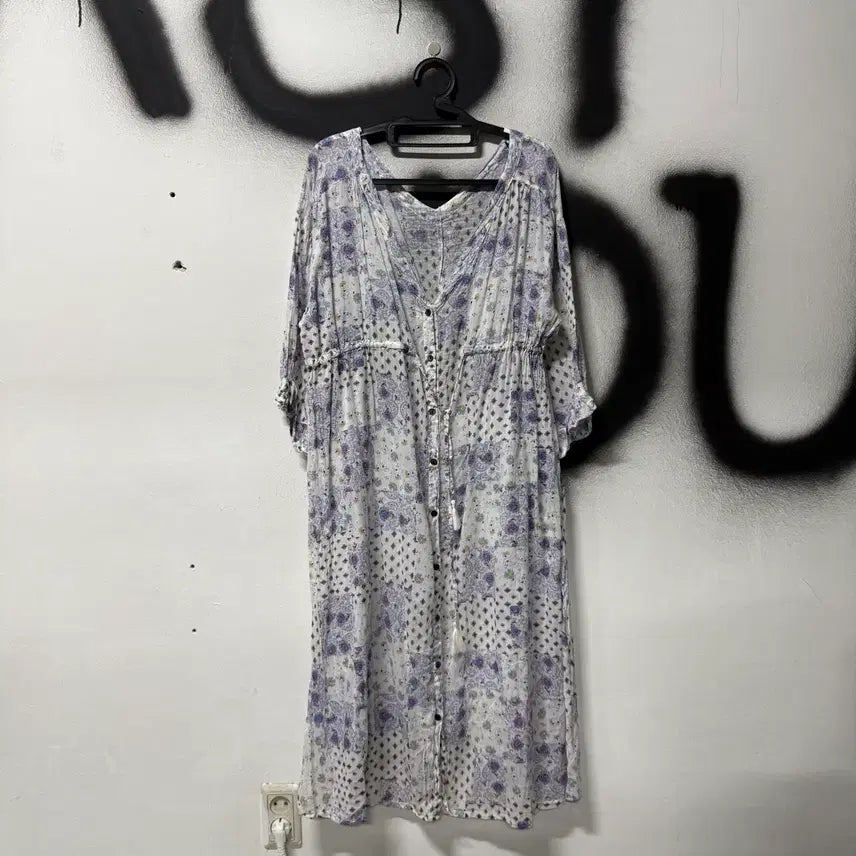 [BUNJANG] Vintage Mori Hagumi Patchwork Lace Layered Long Dress / VTG 빈티지 모리 하구미 패치워크 레이스 드롭 레이어드 롱 원피스