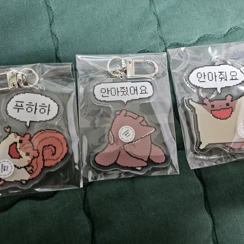 [BUNJANG] Budorami Pop-up Hug Me Acrylic Keyring / 부드라미 팝업 안아줘요 아크릴 키링