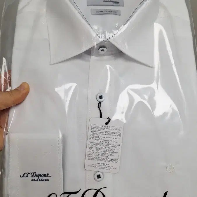 [BUNJANG] S.T. Dupont Classic Shirt White Size 95 / S.T. Dupont 클래식 셔츠 95 사이즈