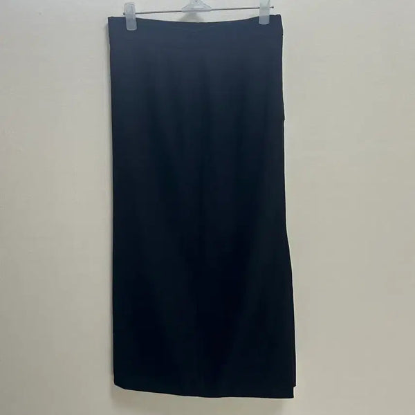 [BUNJANG] Black Wool Long Skirt / 블랙 울 롱스커트