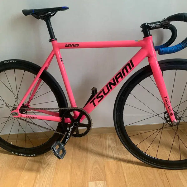 [BUNJANG] TSUNAMI Pixie Bicycle Hot Pink SNM100 / TSUNAMI 픽시 자전거 핫핑크색 SNM100