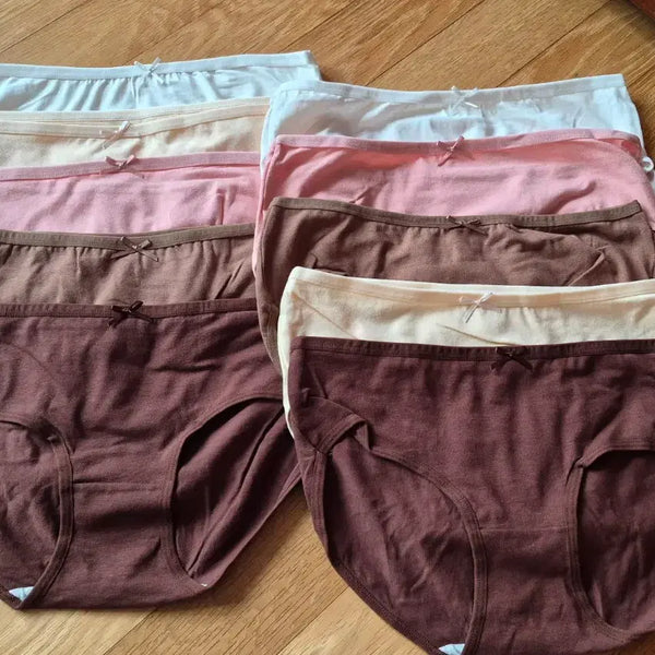 [BUNJANG] Women's Cotton Blend Underwear - 55-66 Size (Pack of 10) / 팬티 55-66  새거 10장