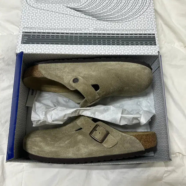 [BUNJANG] Birkenstock Boston Taupe Sandals / 버켄스탁 보스턴 타우페 43(280)