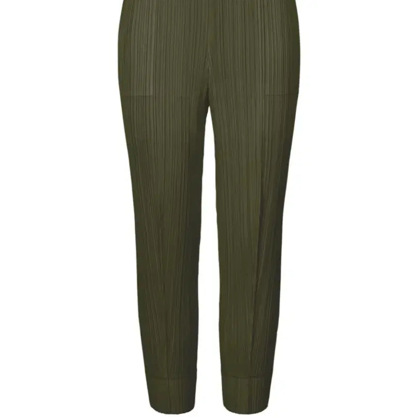 [BUNJANG] Pleats Please September Monthly Pants Khaki Size 2 / 플리츠플리즈 9월 먼슬리 팬츠 카키