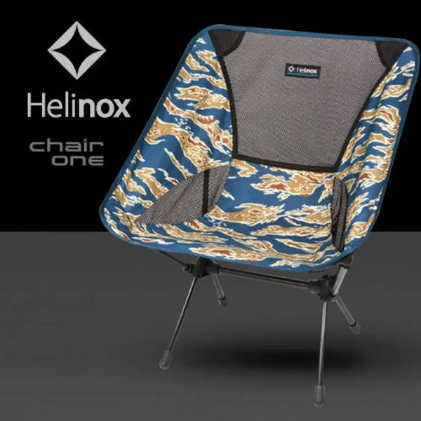 [BUNJANG] Helinox Chair One Tiger Camo Blue / 헬리녹스 체어원 타이거카모 블루