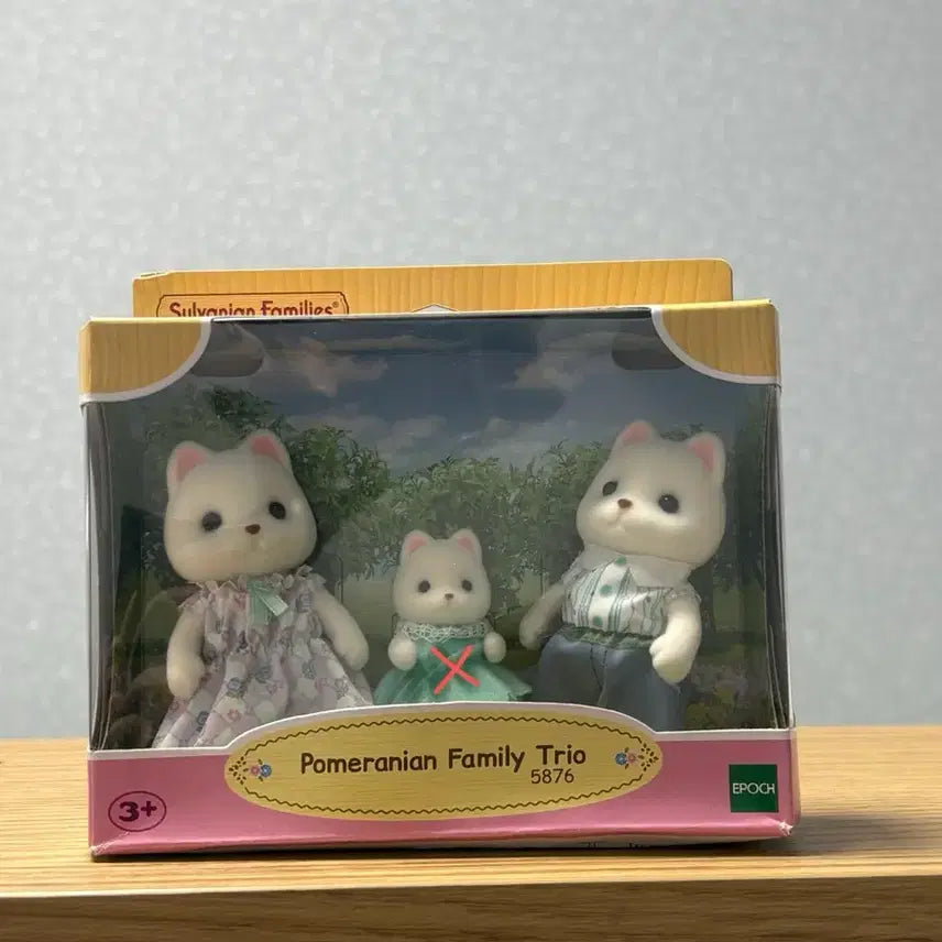 [BUNJANG] Sylvanian Families Pomeranian Family Trio / 실바니안 패밀리 포메라니안 패밀리 트리오 아기x