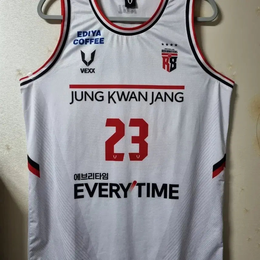 [BUNJANG] Anyang KGC Ginseng Corporation Jeon Seong-hyun Jersey M / 안양정관장 레드부스터즈 전성현유니폼
