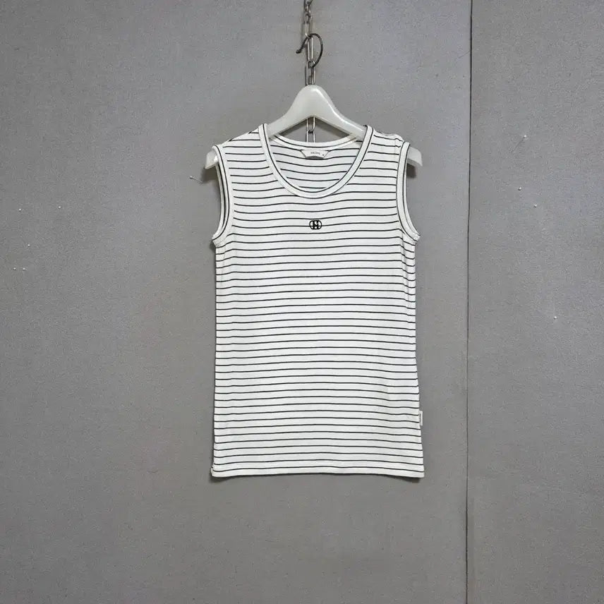 [BUNJANG] Hazzys Striped Sleeveless T-Shirt Size 85 / 헤지스 줄무늬 나시 티셔츠 85  n6167