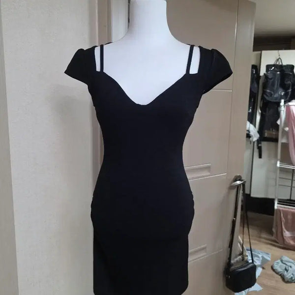 [BUNJANG] Stretch Mini Dress / 스판 미니 원피스