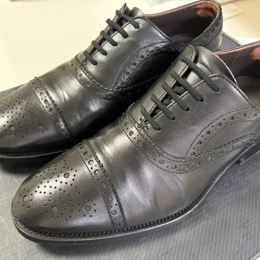 [BUNJANG] Heritage Regal Straight Tip Brogues (Black, 260) / 헤리티지리갈 스트레이트팁 260 블랙