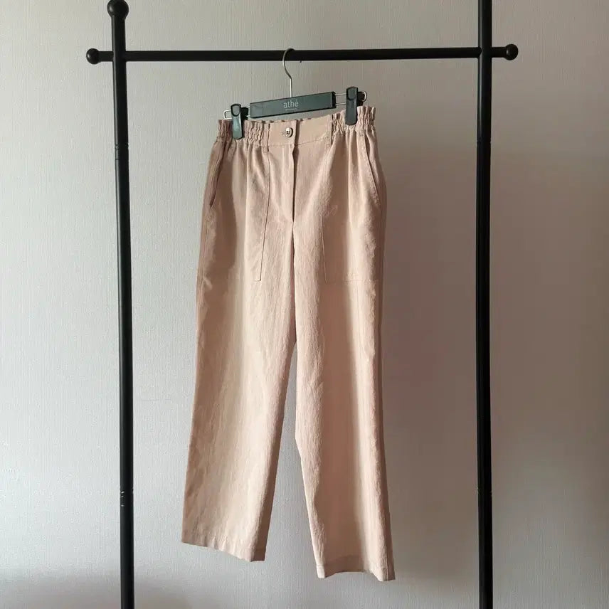 [BUNJANG] SJSJ Wide Banding Pants Pink / 한섬 sjsj 와이드 밴딩 팬츠 연핑크