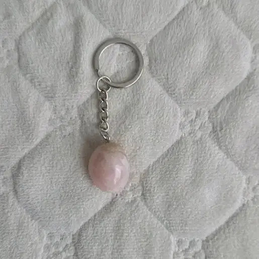 [BUNJANG] Light Pink Stone Keychain / 연분홍 돌 키링