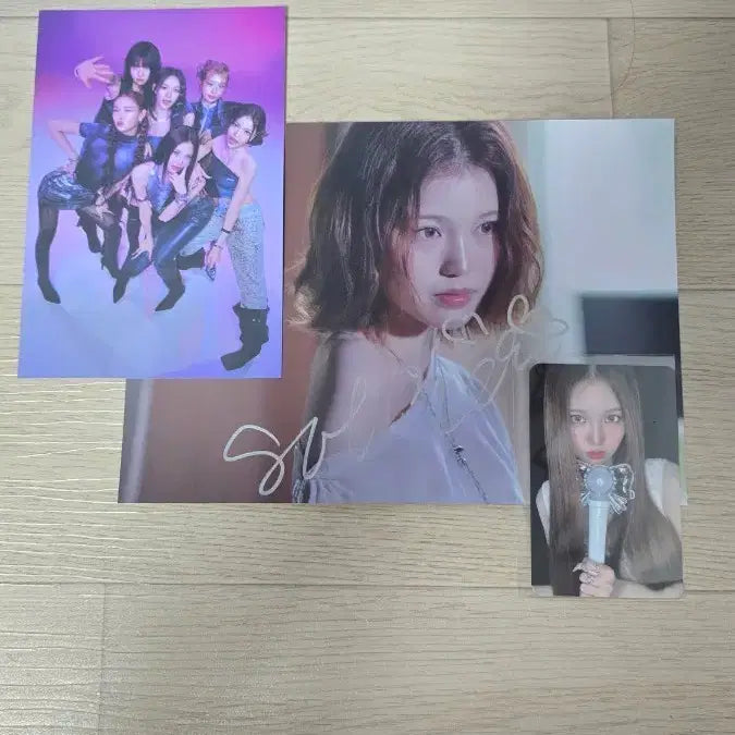 [BUNJANG] Izuna Studio Fanmeeting Sebi Autographed Postcard & Photocard Bundle Set / 이즈나 공방 미팬 세비 싸인엽서,포카 일괄양도합니다