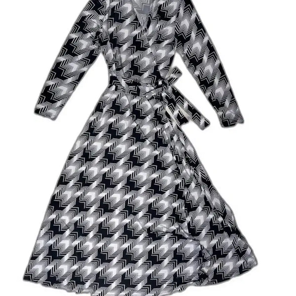 [BUNJANG] Splash Cooling Wrap Long Dress / Splash 쿨링 랩 롱원피스 시원한 촉감 (-66까지)