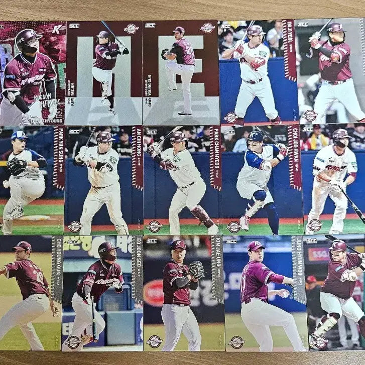 [BUNJANG] Kiwoom Heroes KBO 2026 Trading Cards Bundle Set / 키움 히어로즈 kbo 2026 크보카드 교환 한화 홀로 하영민 이주형