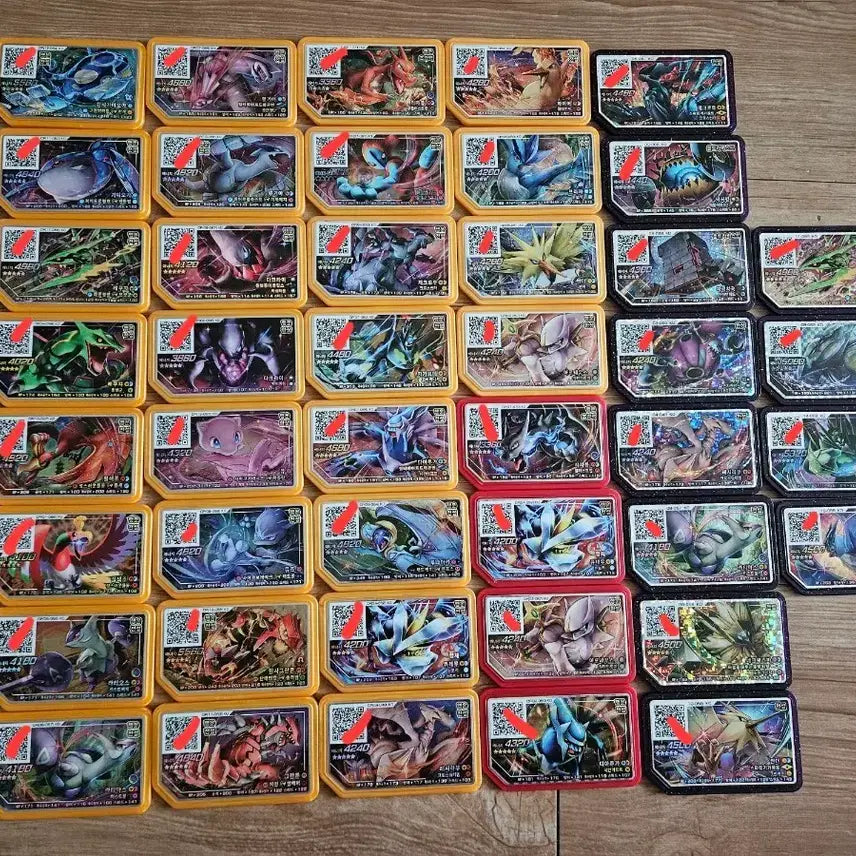 [BUNJANG] Pokemon Gaole 5-Star Discs Bundle Set (74 pcs) / 포켓몬 가오레 5성 74개
