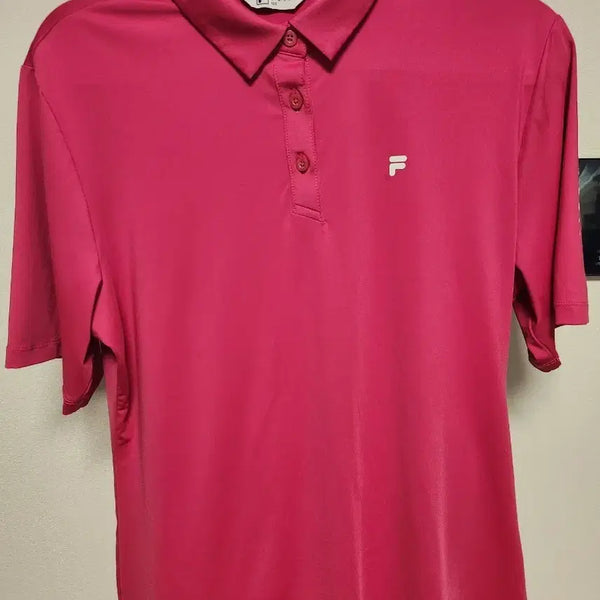 [BUNJANG] Fila Golf Short Sleeve Polo Shirt Size 105 / FILA 골프웨어 카라티 105