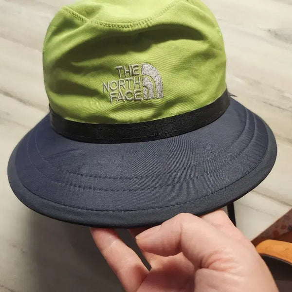 [BUNJANG] The North Face Summit Bucket Hat Lime/Navy / 노스페이스 서밋 버킷햇 라임/네이비