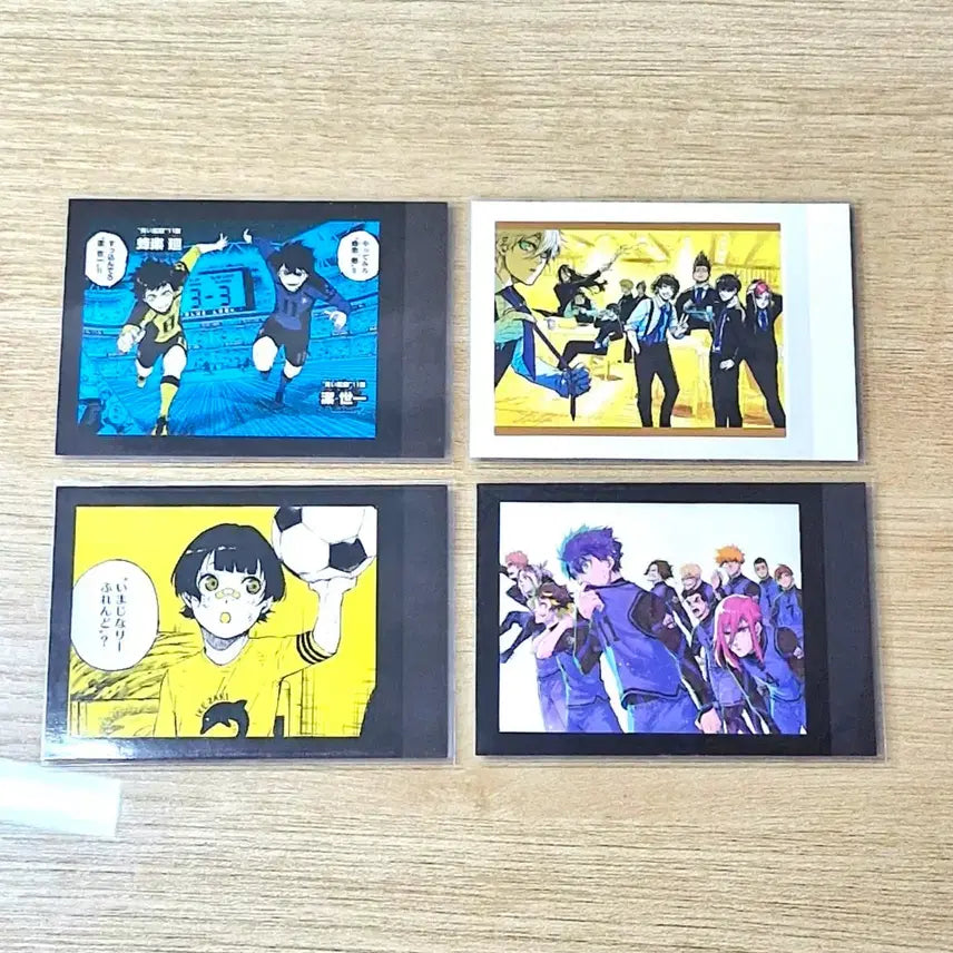 [BUNJANG] Blue Lock Original Art Black Pashachara Set - Isagi, Bachira, Group / 블루록 원화 흑파샤 이사기 바치라 단체