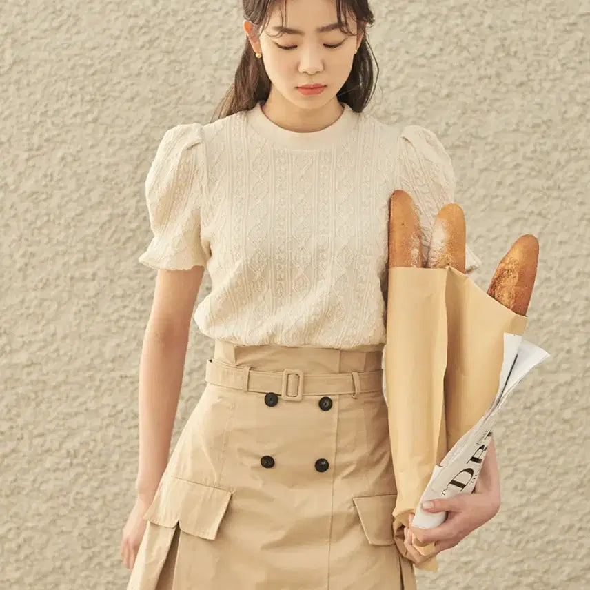 [BUNJANG] Flooum Trench Skirt M / 플로움 트렌치 스커트