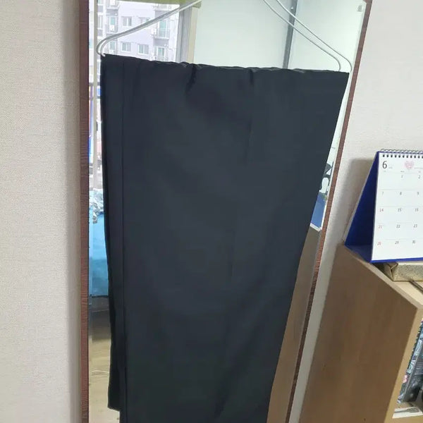 [BUNJANG] Big Wide Basic Black Slacks - Size L / 빅와이드 기본 블랙 슬랙스 택포2만원에 판매합니다