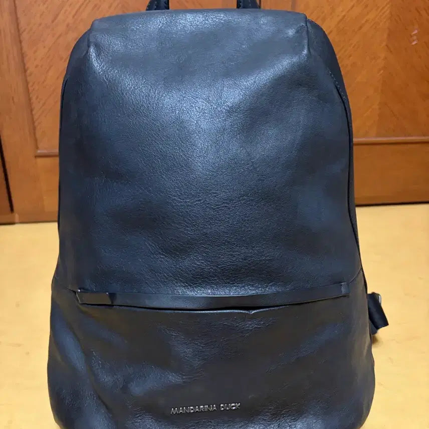 [BUNJANG] Mandarin Duck Leather Backpack / 만다리나덕 가죽백팩