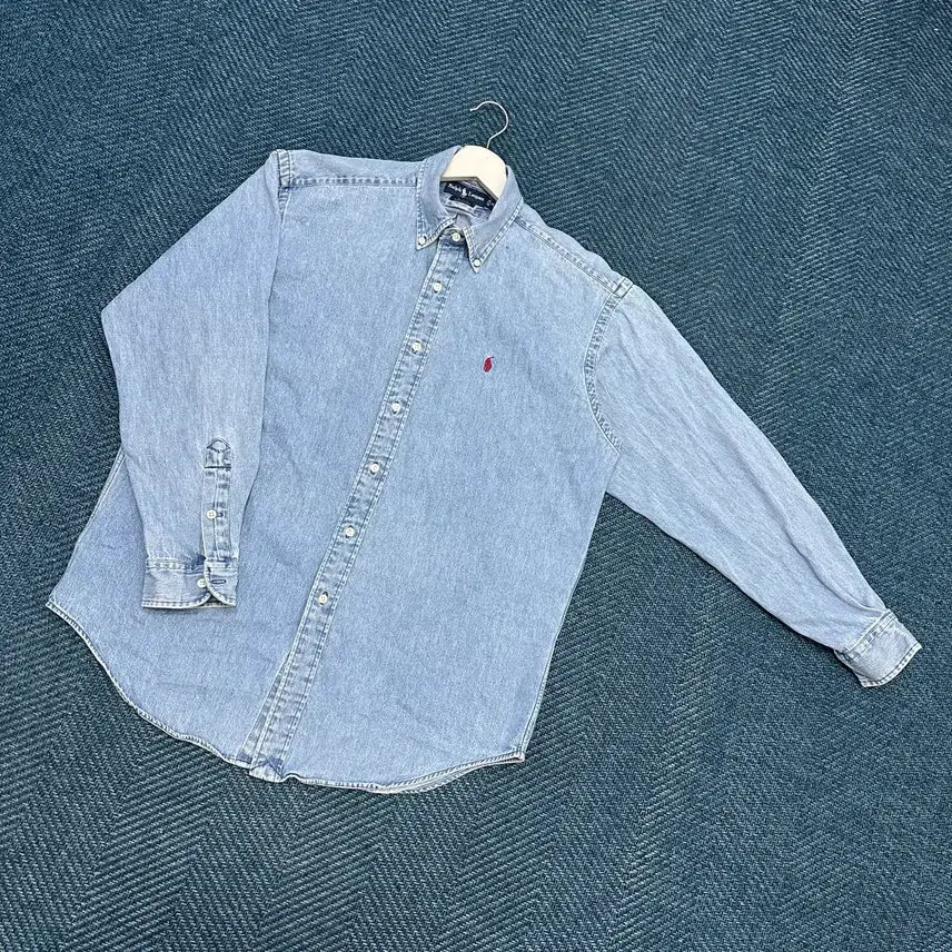 [BUNJANG] Polo Ralph Lauren Cotton Shirt / [M] 폴로 청 셔츠 만원샵