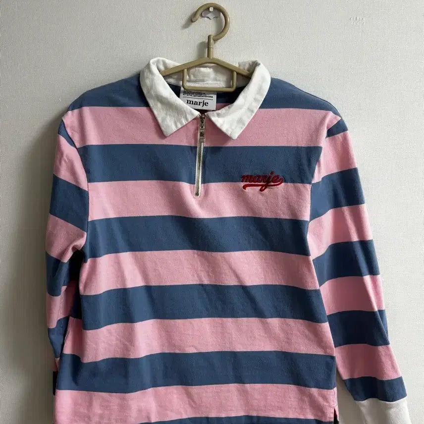 [BUNJANG] Marje Strive Rugby Long Sleeve T-Shirt / marje 마르제 스트라이브 럭비 긴팔 티셔츠