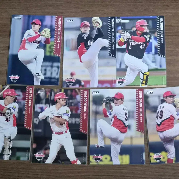 [BUNJANG] Kia Tigers 2026 KBO Card Bundle Set (11 Cards) / 2026 KBO 카드 기아 타이거즈 노말 7장 일괄