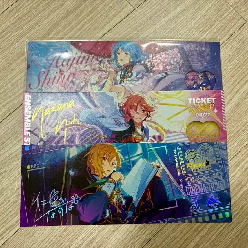 [BUNJANG] Ensemble Stars! Chu Star Hajime & Nazuna Ticket Bundle Set / 일괄) 앙상블스타즈 중스타 하지메 나즈나 티켓