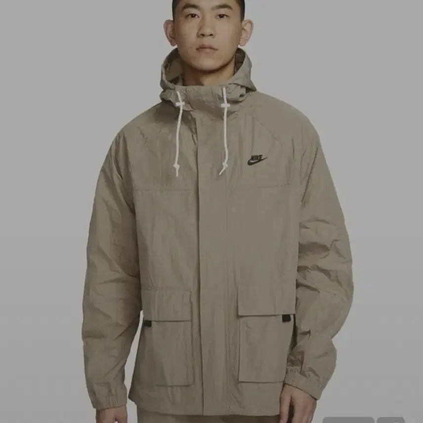 [BUNJANG] Nike Club Windbreaker Jacket / 나이키 바람막이 자켓 클럽 보라인 재킷