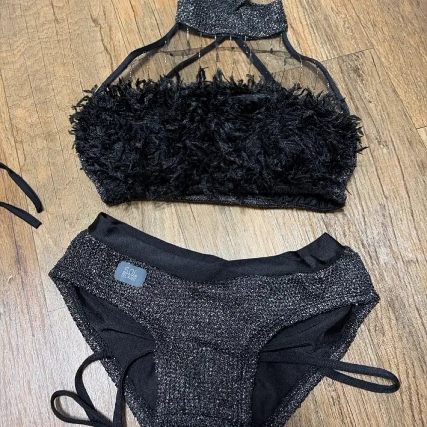 [BUNJANG] Sol Blanc Pole Wear Set (Top & Bottom) - Size S / 솔블랑 폴웨어