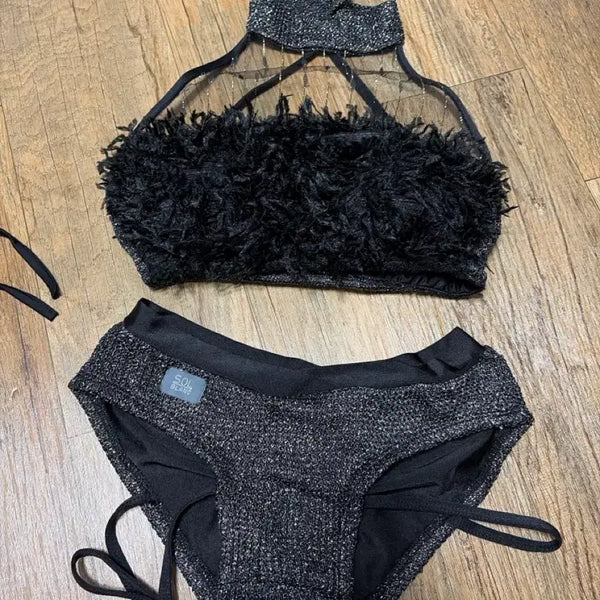 [BUNJANG] Sol Blanc Pole Wear Set (Top & Bottom) - Size S / 솔블랑 폴웨어