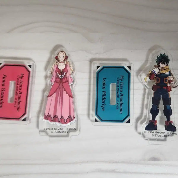 [BUNJANG] My Hero Academia Izuku Midoriya Anna Cervino Gacha Acrylic Stand Bundle Set / (일괄)히로아카 나히아 미도리야 이즈쿠 안나 세르비노 가챠 아크릴 스탠드