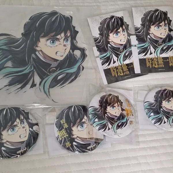[BUNJANG] Demon Slayer Tokito Muichiro UFO Cafe Webshop 107 Lottery Goods Set (Acrylic Stand, Bromides, Badges) / 귀멸 토키토 무이치로 유포 웹샵107 쿠지 굿즈 세트 아크릴 브마 뱃지