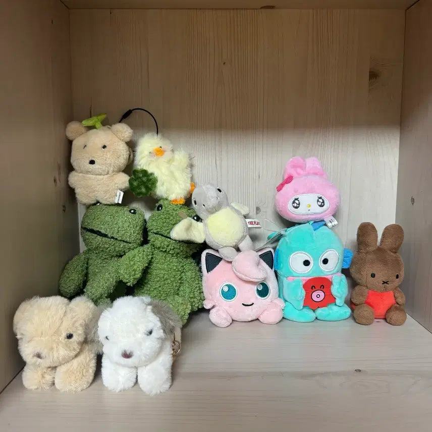 [BUNJANG] Pokemon, Psyduck, and Lego Keychain Collection / 포켓몬 푸린 한교동 미피 깜자 레고 키링 인형 키링 일괄판매
