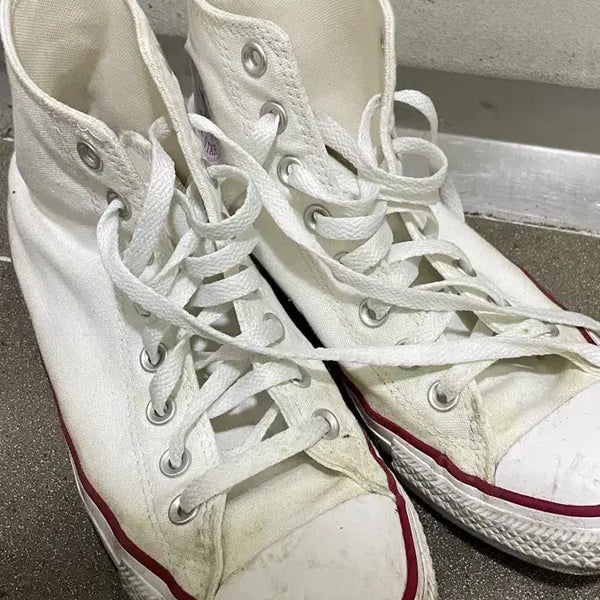 [BUNJANG] Converse Chuck Taylor All Star High White / 컨버스 척테일러 하이 화이트 260