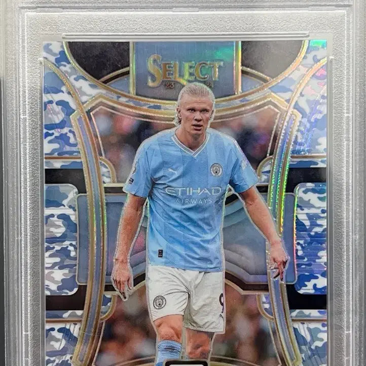 [BUNJANG] 2023-24 Select FIFA Erling Haaland Winter Camo #/99 PSA 10 Graded Card / 2023 셀렉트 FIFA 엘링 홀란드 윈터 카모 99한정 PSA10