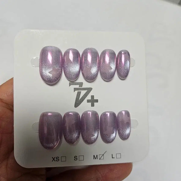 [BUNJANG] Glitter Gradient Nail Tips (S/M Size) / 글리터 그라데이션 네일팁 S 사이즈 M사이즈
