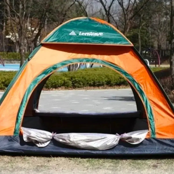 [BUNJANG] One-Touch Camping Tent 3-Person Extra Large, Waterproof, Double Door Opening / 무배새원터치텐트캠핑텐트3인ㅡ4인초대형양문개방방수가방36